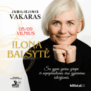 Ilona Balsytė. Jubiliejinis vakaras su gyvo garso grupe